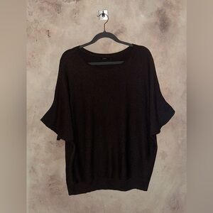 Quince Cotton Cashmere Dolman Sweater Shirt Mocha Brown Women’s L